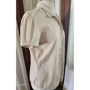 Gap striped button-up top